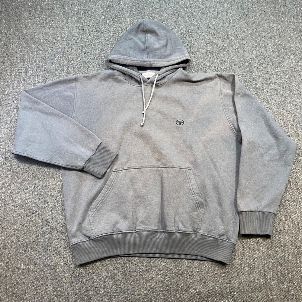 Sergio Tacchini Hoodie Sz XL Mens Skater Streetwear Embroidered Logo Pullover